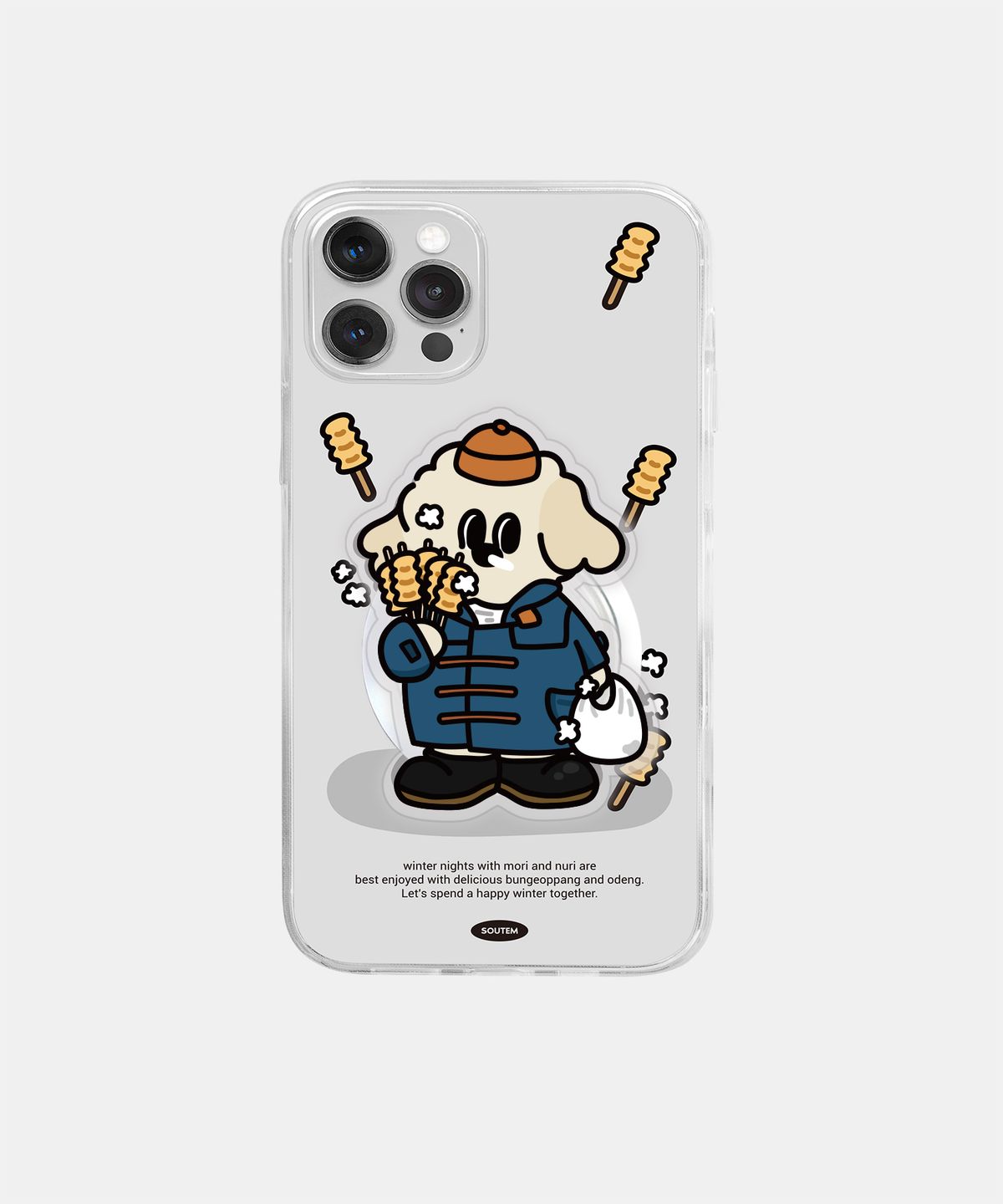 소유템(SOUTEM) [Magsafe] Winter Mori Nuri_Clear Phone Case Tok Set