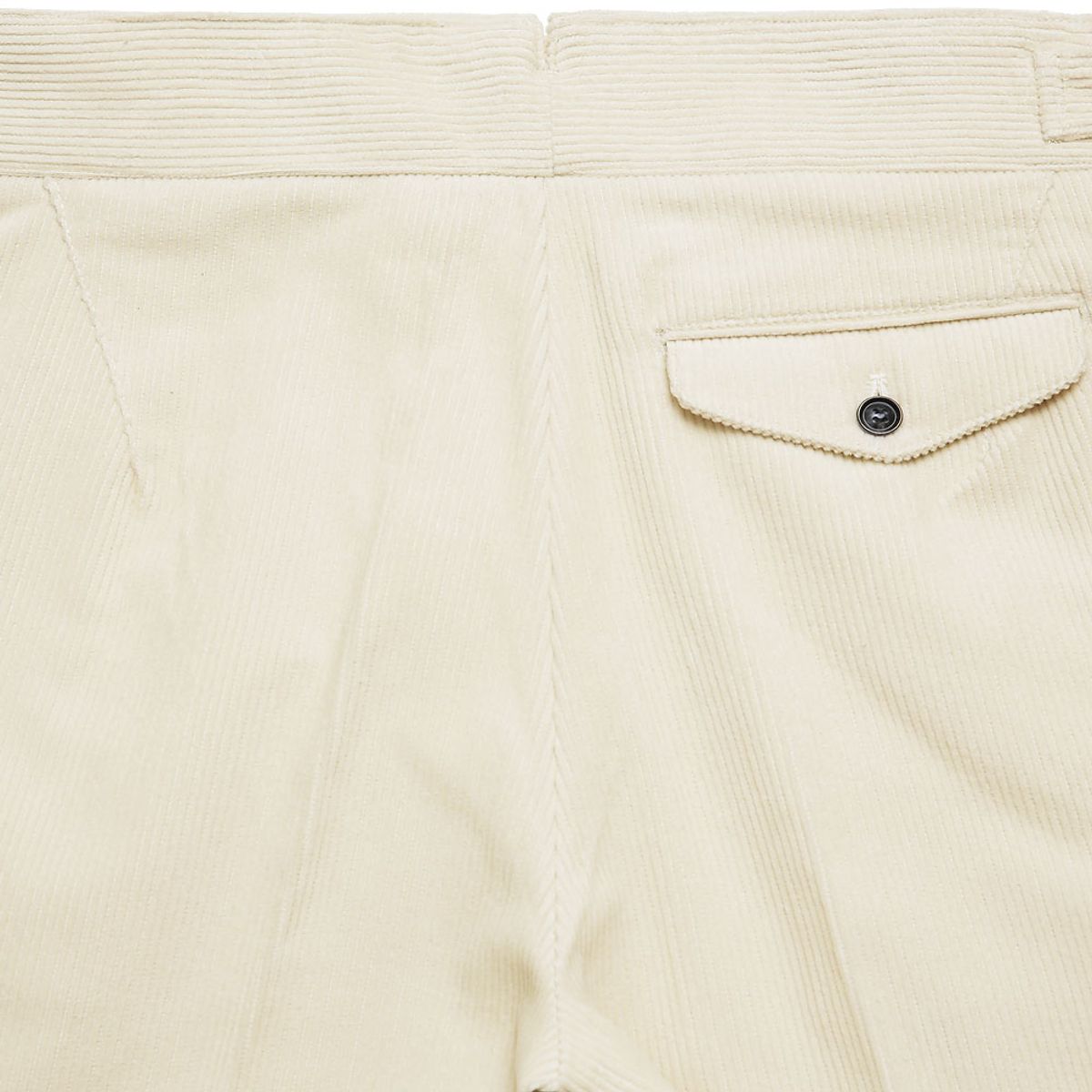 솔티(SORTIE) 8Wale Corduroy Side Trousers (Ivory)