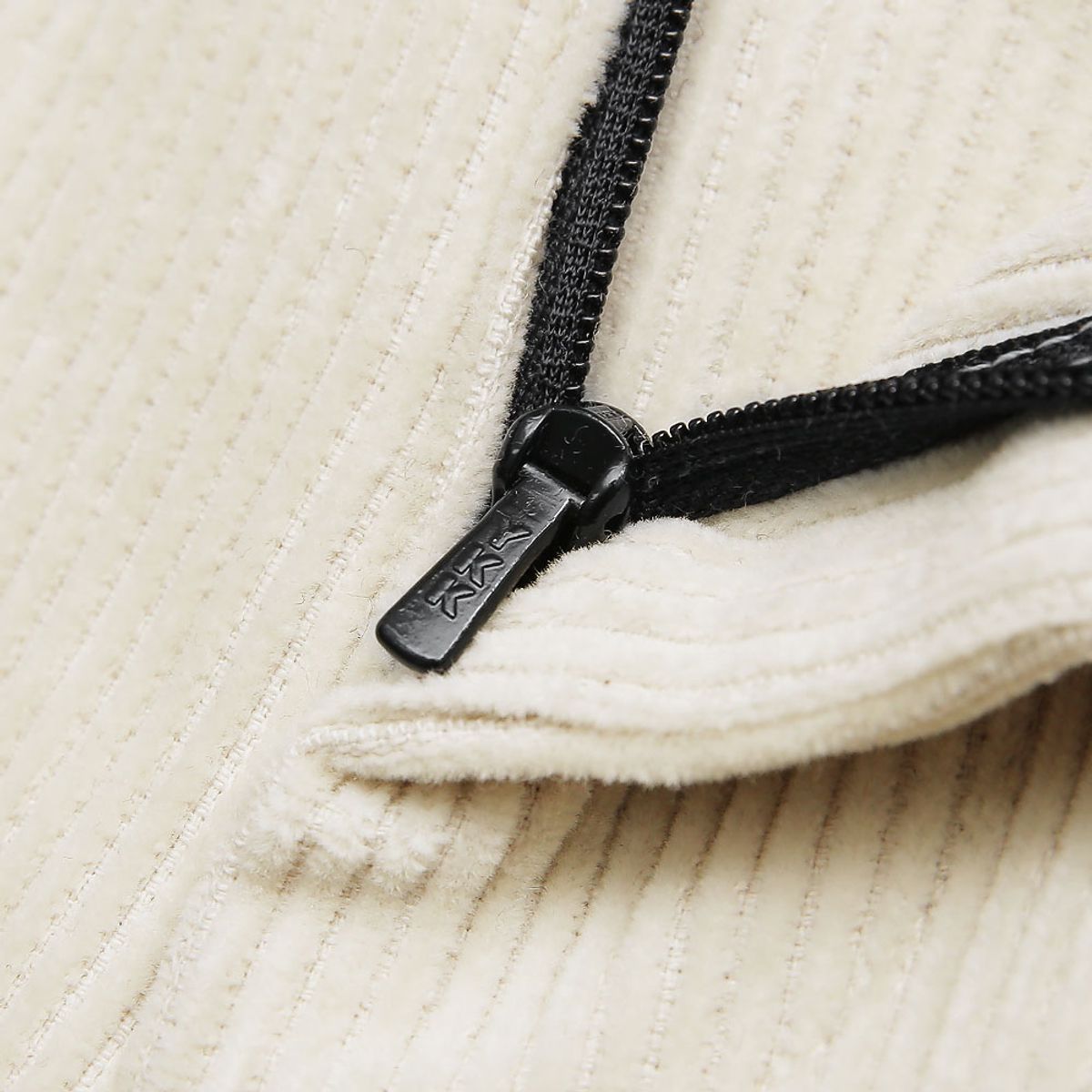 솔티(SORTIE) 8Wale Corduroy Side Trousers (Ivory)