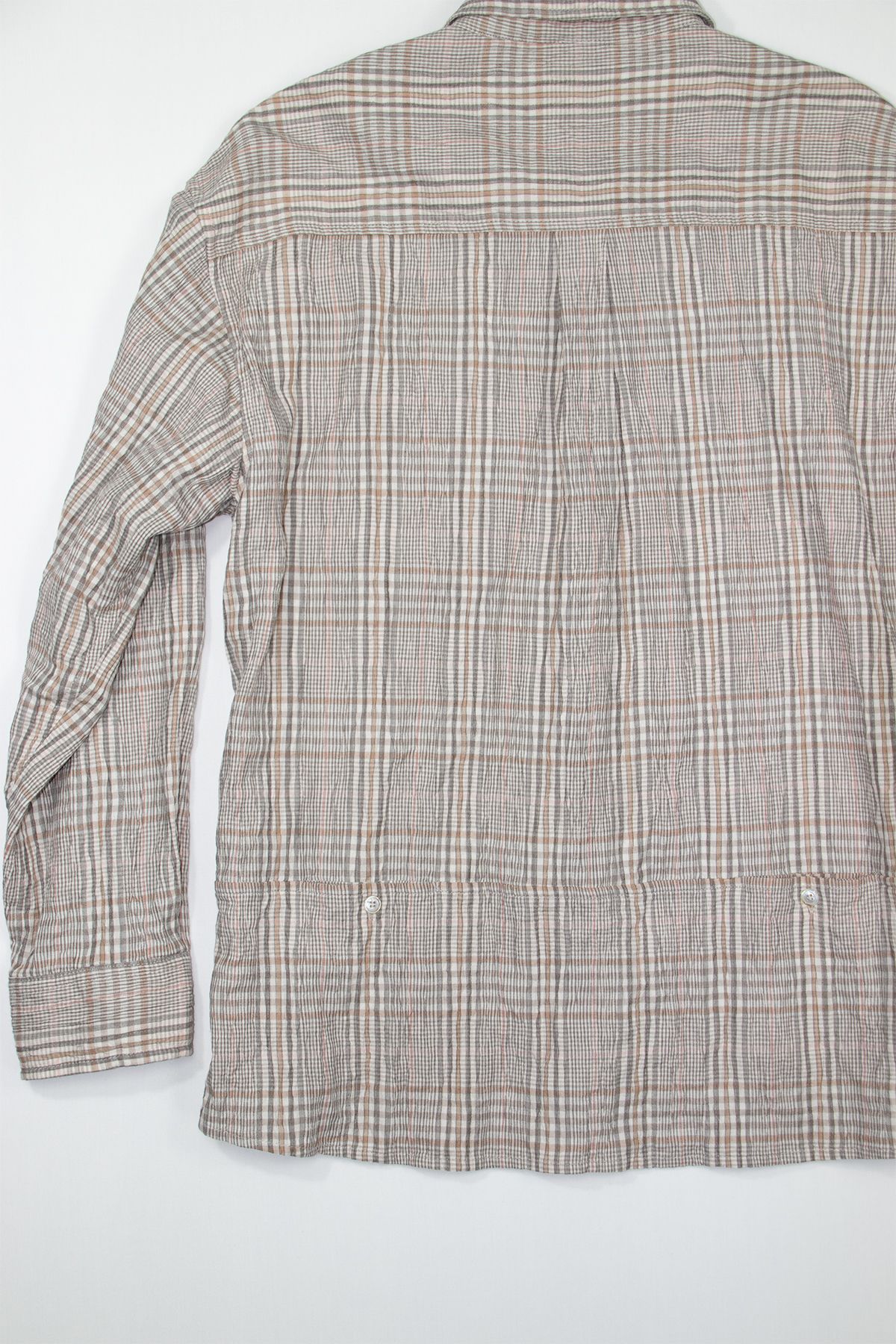 래깅툴즈(LAGGINGTOOLS) Natural Check Pattern Shirt_____beige