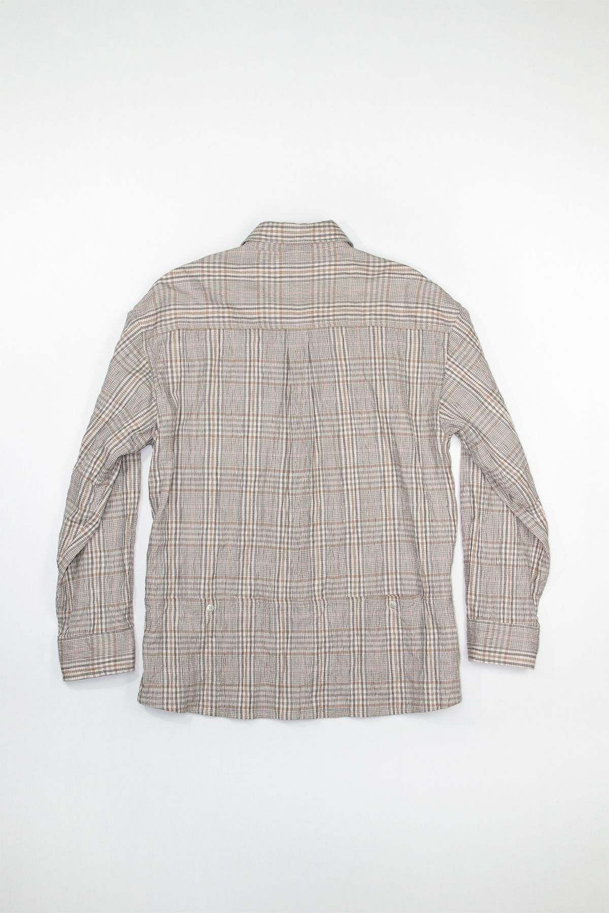 래깅툴즈(LAGGINGTOOLS) Natural Check Pattern Shirt_____beige