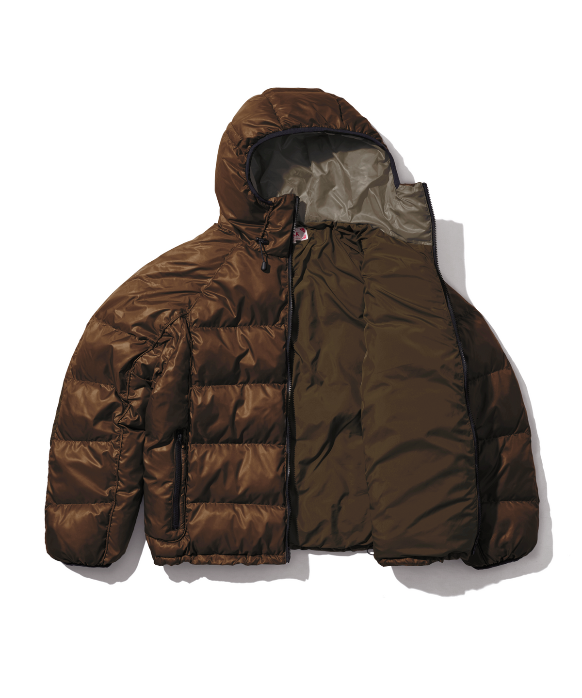 에이카화이트(AECA) AECA RIBSTOP PADDING JUMPER-BROWN