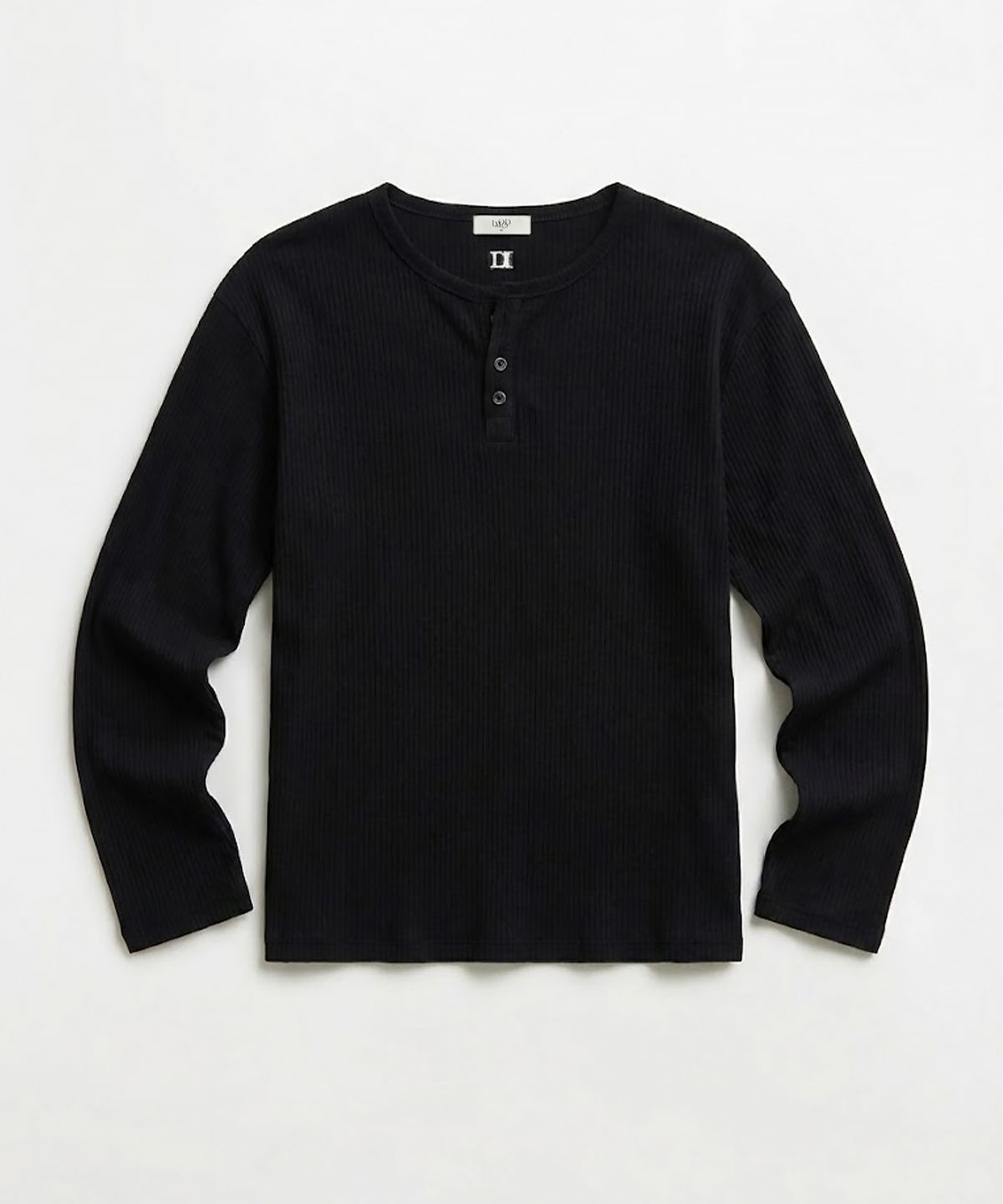 엘무드(LMOOD) 헨리 LD 리브드 롱슬리브 티셔츠 ( 3 COLOR )