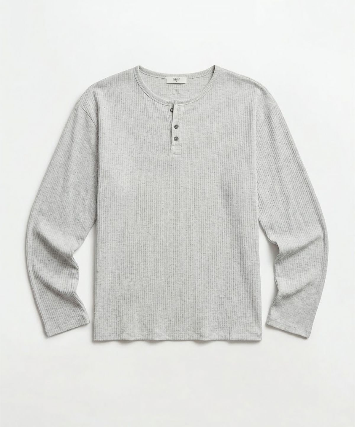 엘무드(LMOOD) 헨리 LD 리브드 롱슬리브 티셔츠 ( 3 COLOR )