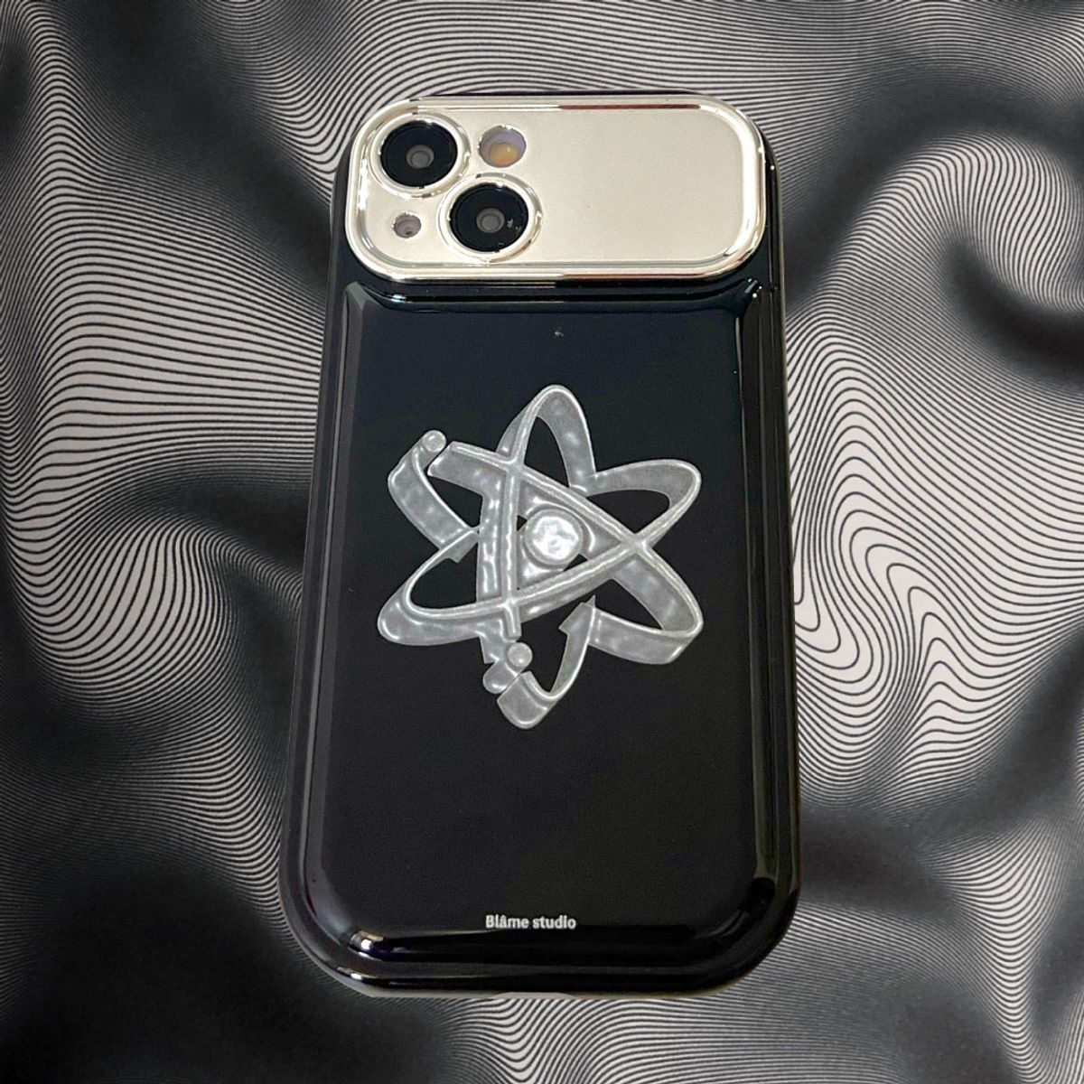 블레임 스튜디오(BLAMESTUDIO) Metal logo gloss black case
