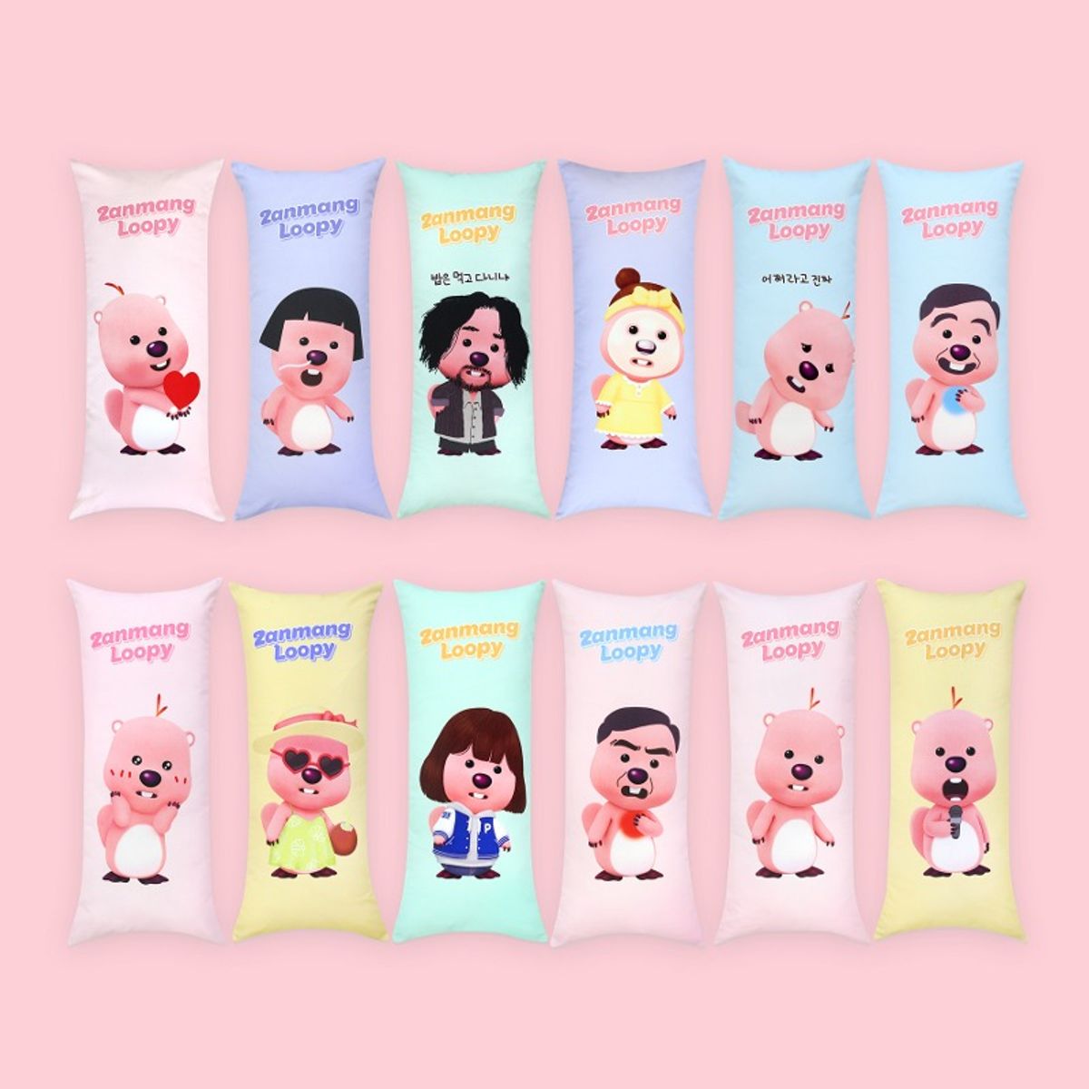 나라홈데코(NARAHOMEDECO) 잔망루피 롱필로우 피스