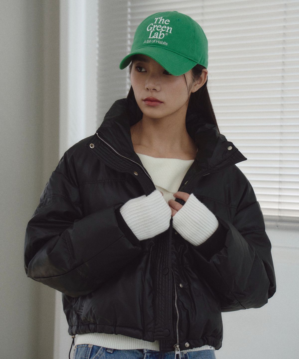 더그린랩(THE GREEN LAB) 골지 핸드워머 [아이보리]