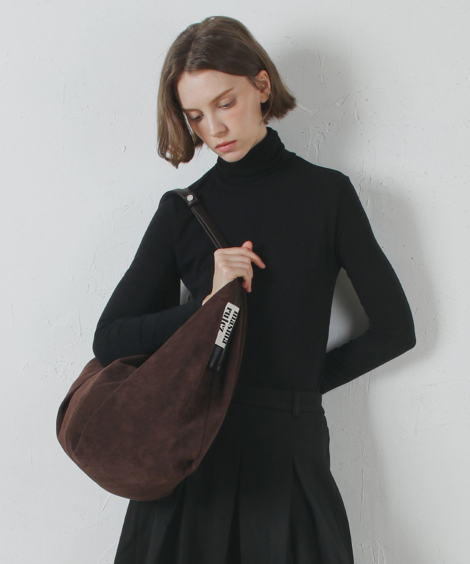 【MASMARULEZ】 Wing suede bag _ Choco Brown MUSINSA | MASMARULEZ Wing Suede Bag _ Chocolate Brown
