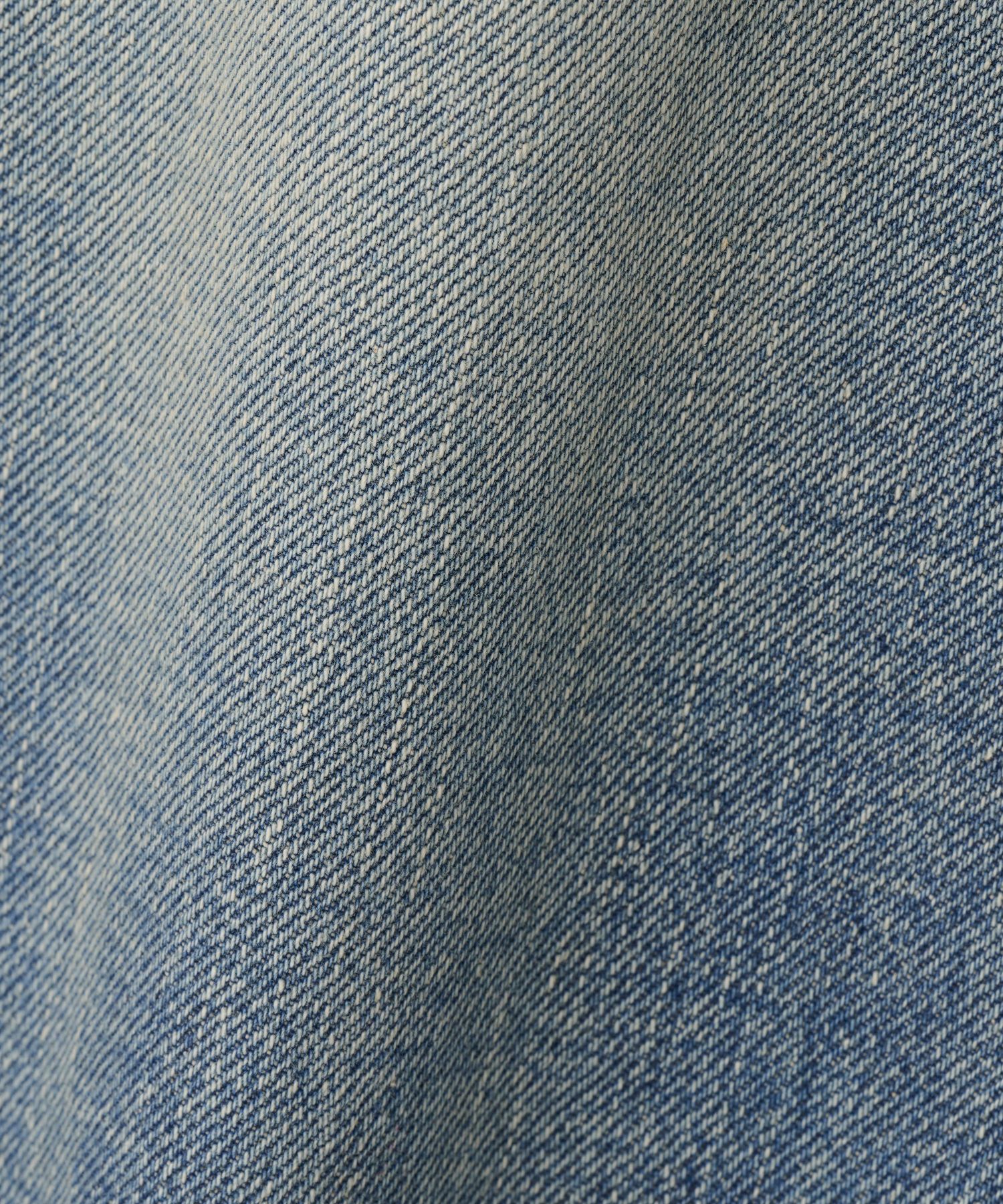 MUSINSA | STUDIOTABLE DOUBLE WAIST WIDE DENIM, MID BLUE