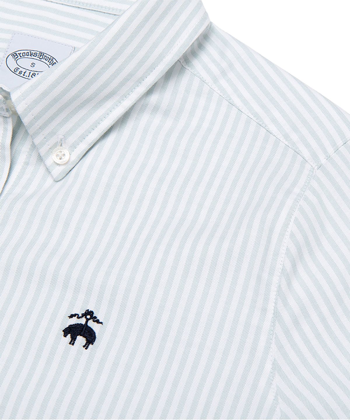 브룩스 브라더스(BROOKS BROTHERS) [여성] 24SS 여성 OCBD 셔츠 (그린) (BBTHWB0343IES)