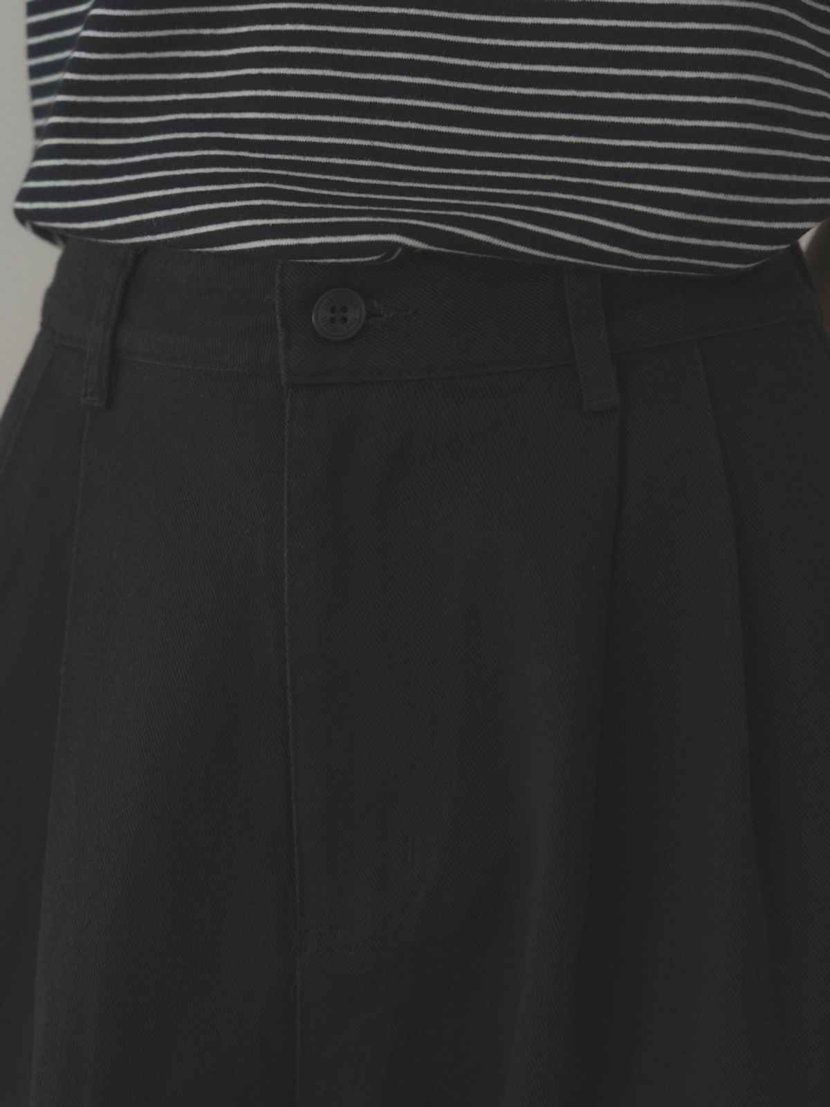 더미튼(THEMITTEN) Savory cotton pants (black)