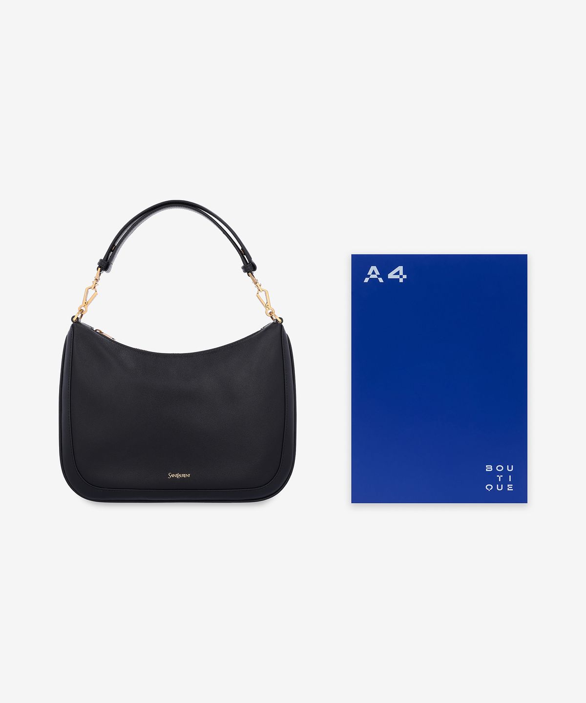 생로랑(SAINT LAURENT) 클래식 로고 숄더백 - 블랙 / 808183AADY41000