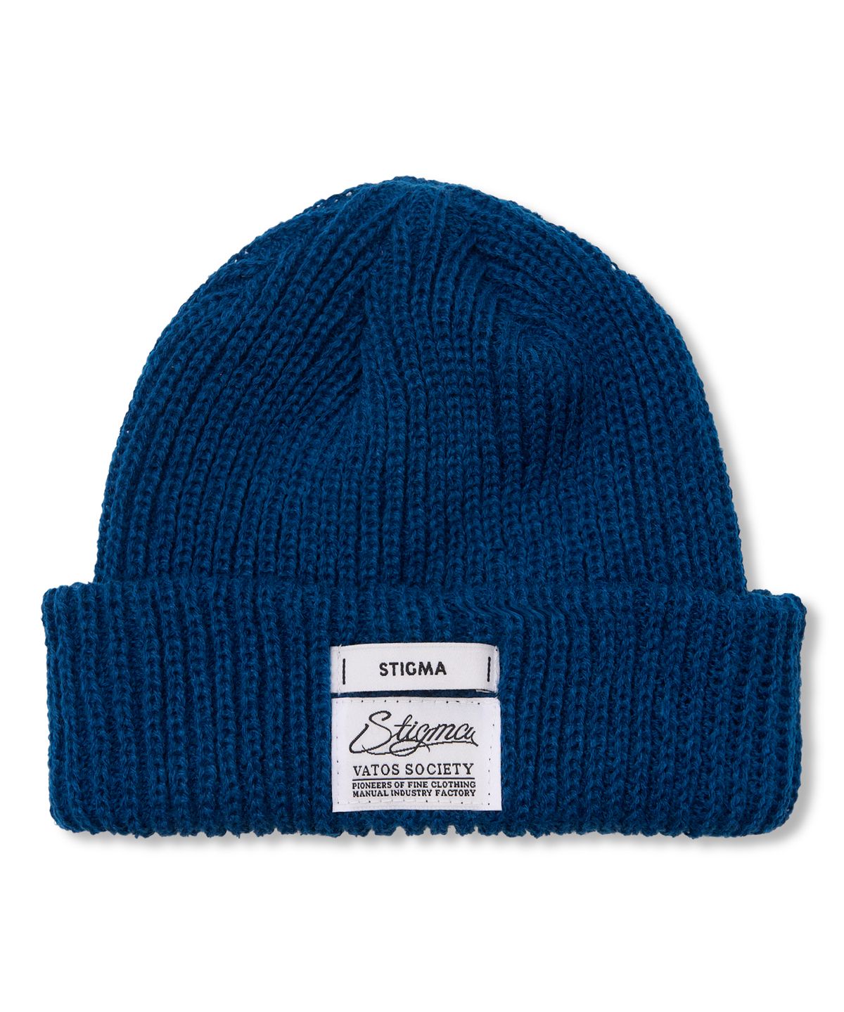 스티그마(STIGMA) STGM Logo Classic Beanie Navy
