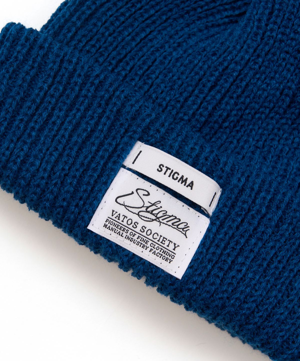 스티그마(STIGMA) STGM Logo Classic Beanie Navy