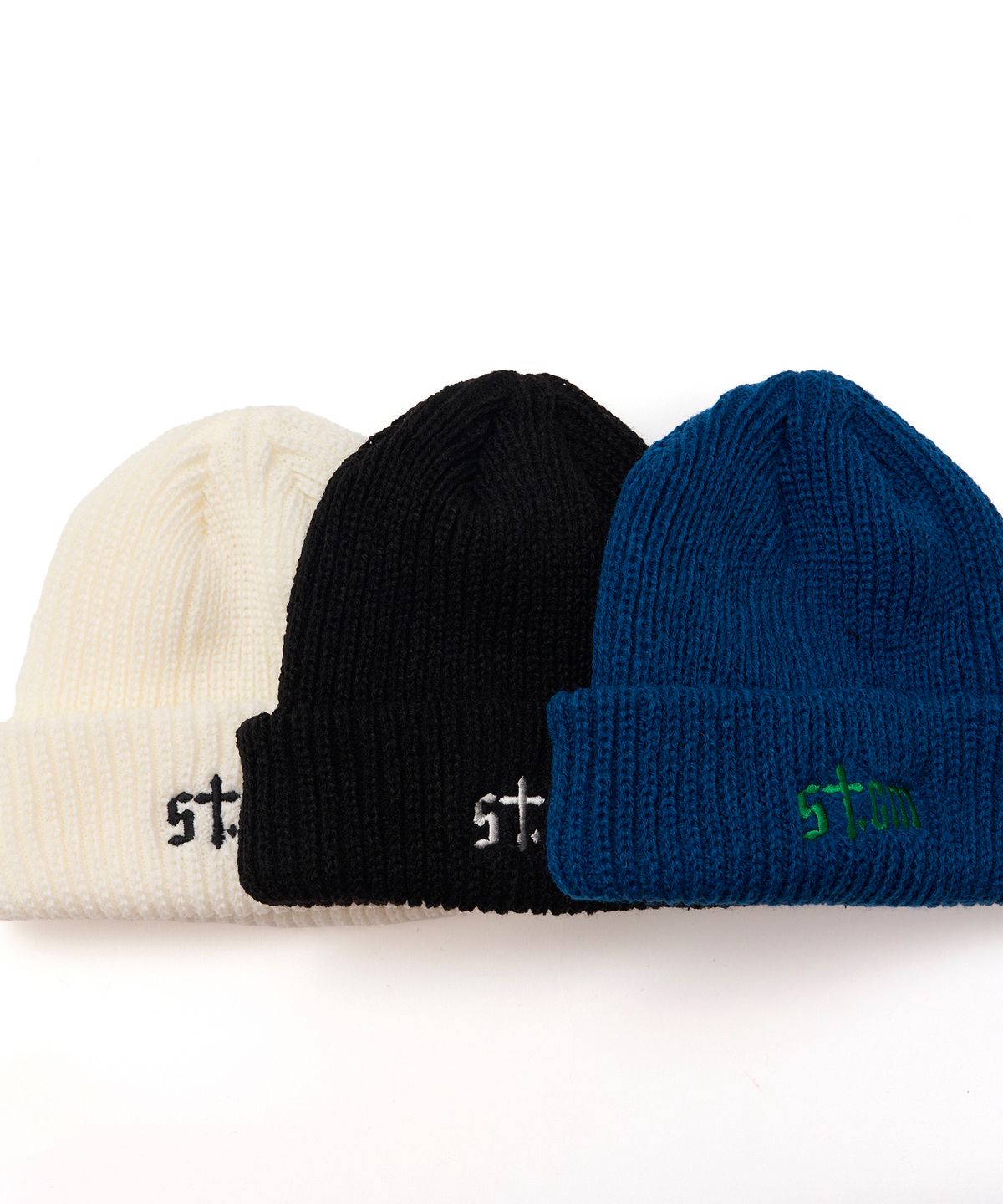 스티그마(STIGMA) STGM Logo Classic Beanie Navy
