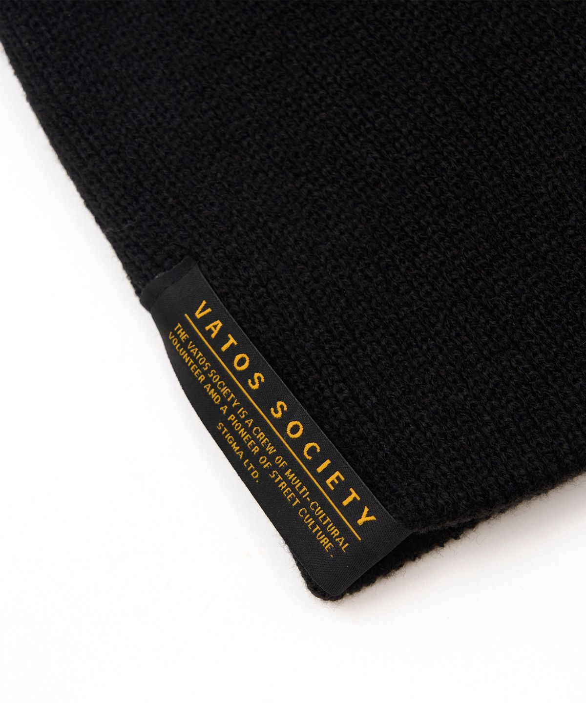 스티그마(STIGMA) Vatos Squad Embroidered Beanie Black