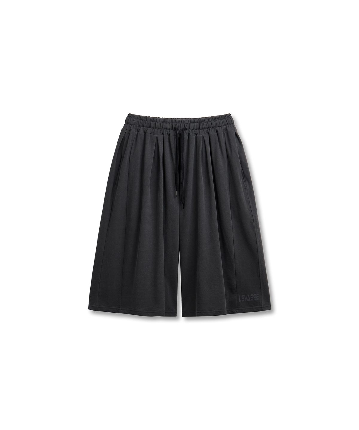 르바세(LEVASSE) Balloon Bermuda Shorts – Pigment Charcoal