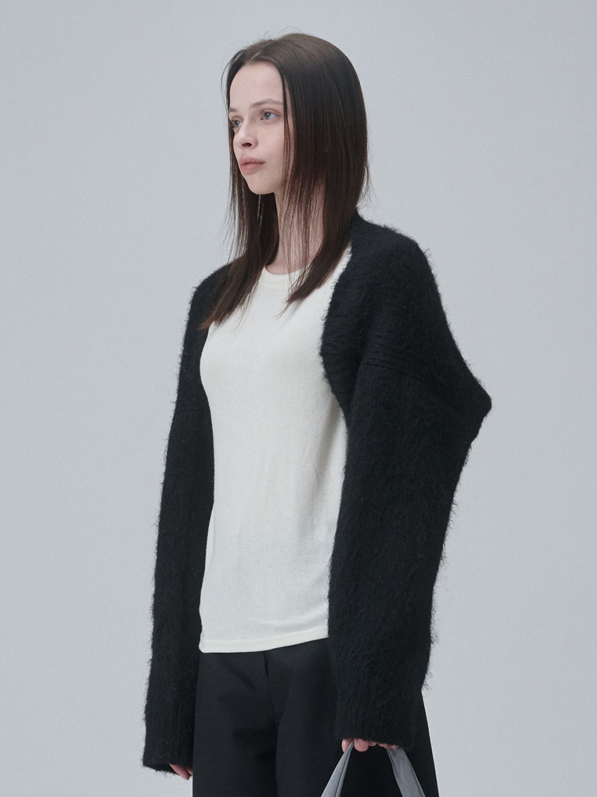 아코크(ACOC) Flow 2-way Crop Knit_Black