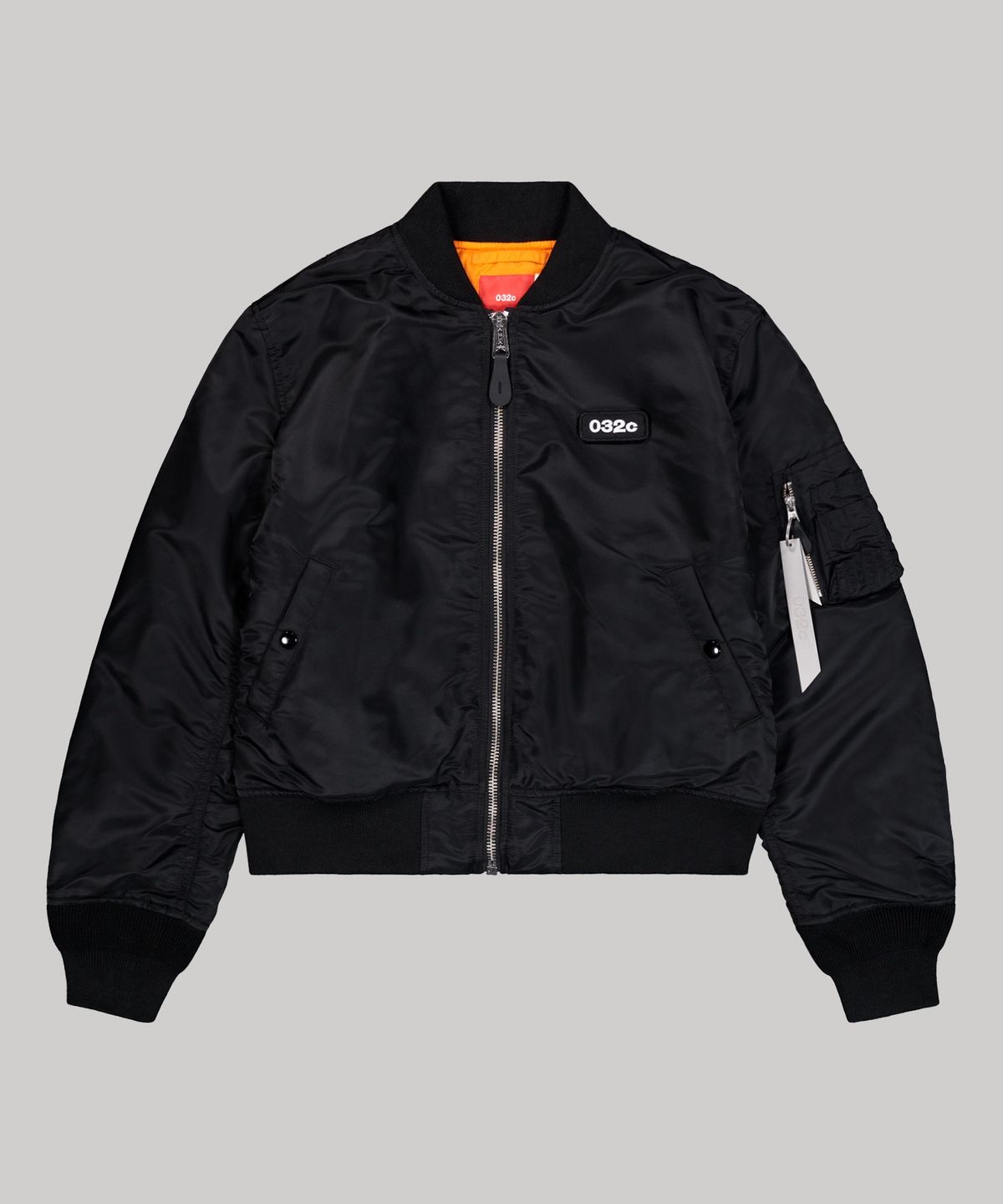 032씨(032C) (U) 알파 인더스트리 타이트 컷 플라이트 봄버 블랙 Alpha Industries TIGHT CUT FLIGHT BOMBER BLACK