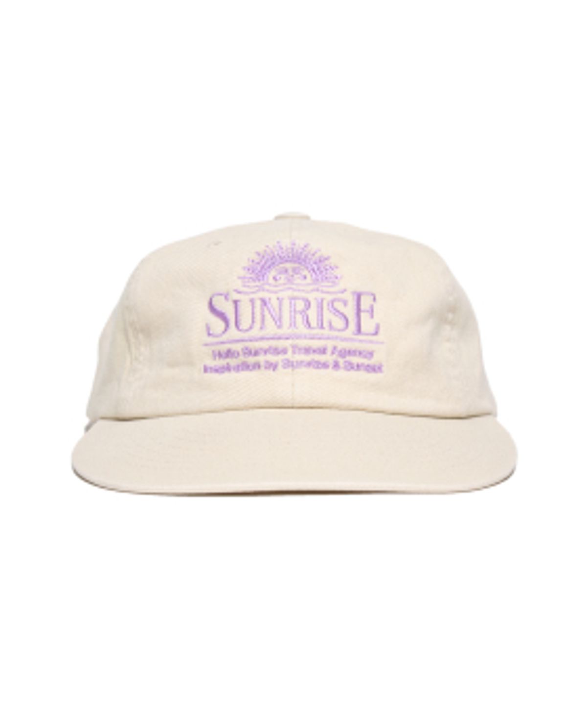 헬로 선라이즈(HELLO SUNRISE) Washed Horizon 6Panel Cap_Ivory
