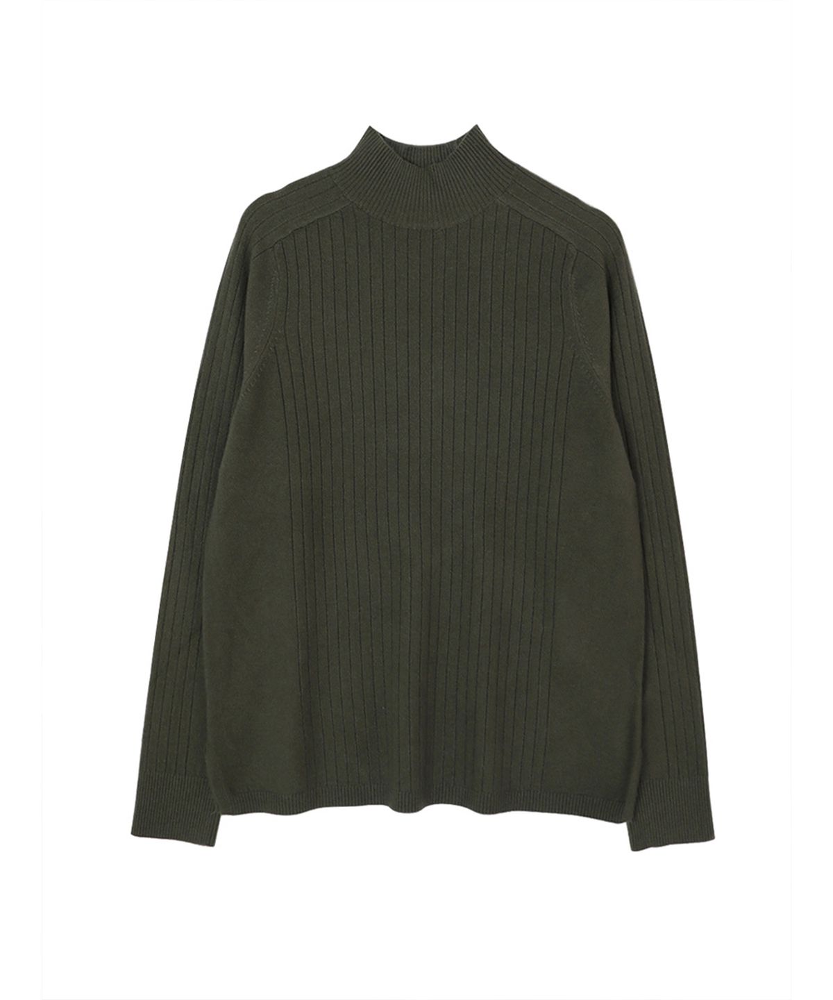 바스카라(VASCARA) Ribbed Half-neck Knitwear (8colors)