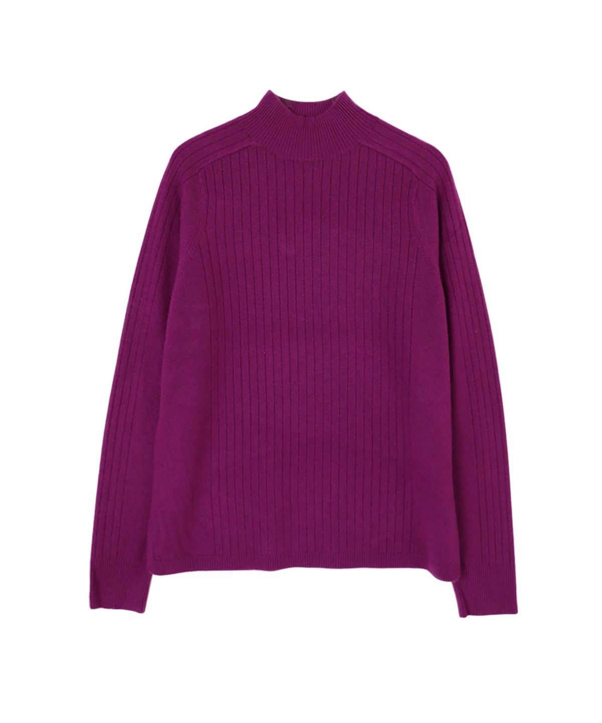 바스카라(VASCARA) Ribbed Half-neck Knitwear (8colors)