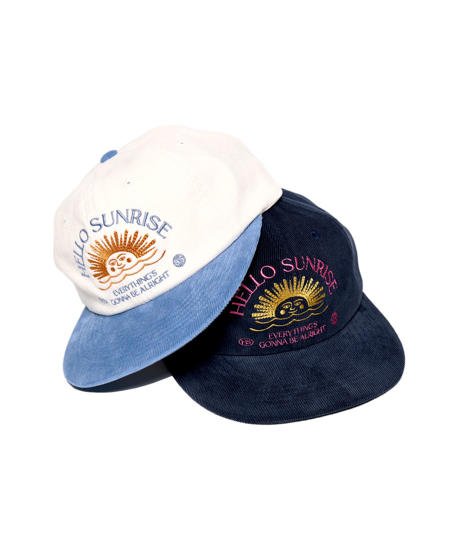 キャップ Hello Sunrise Corduroy Arch Logo 6Panel CapBeige Blue HS44C MUSINSA | HELLO SUNRISE Corduroy Arch Logo 6Panel Cap_Beige