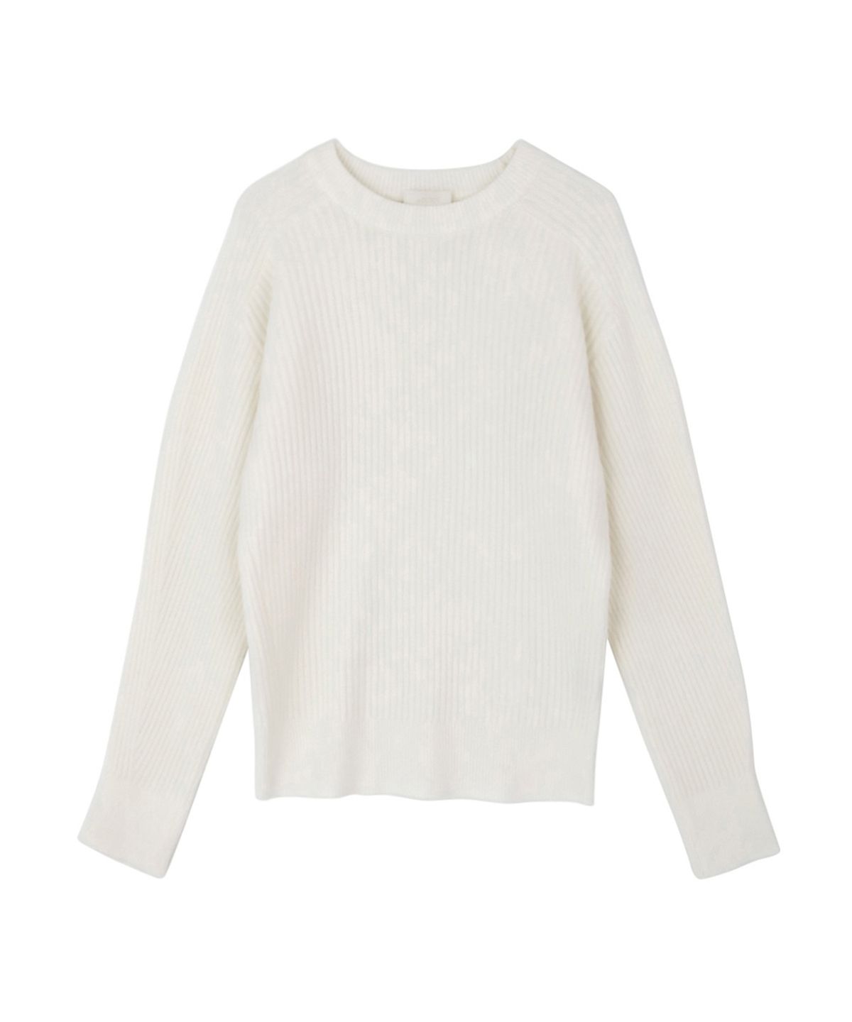 바스카라(VASCARA) Ribbed Round neck Knitwear (5colors)