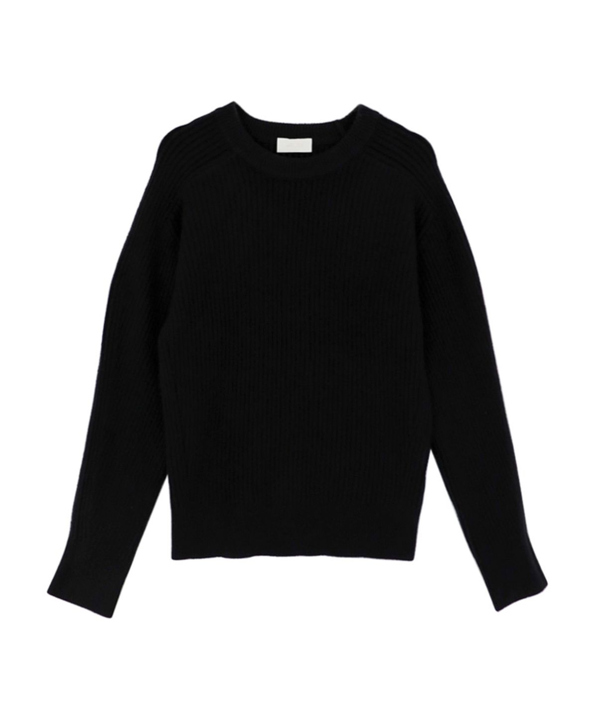 바스카라(VASCARA) Ribbed Round neck Knitwear (5colors)