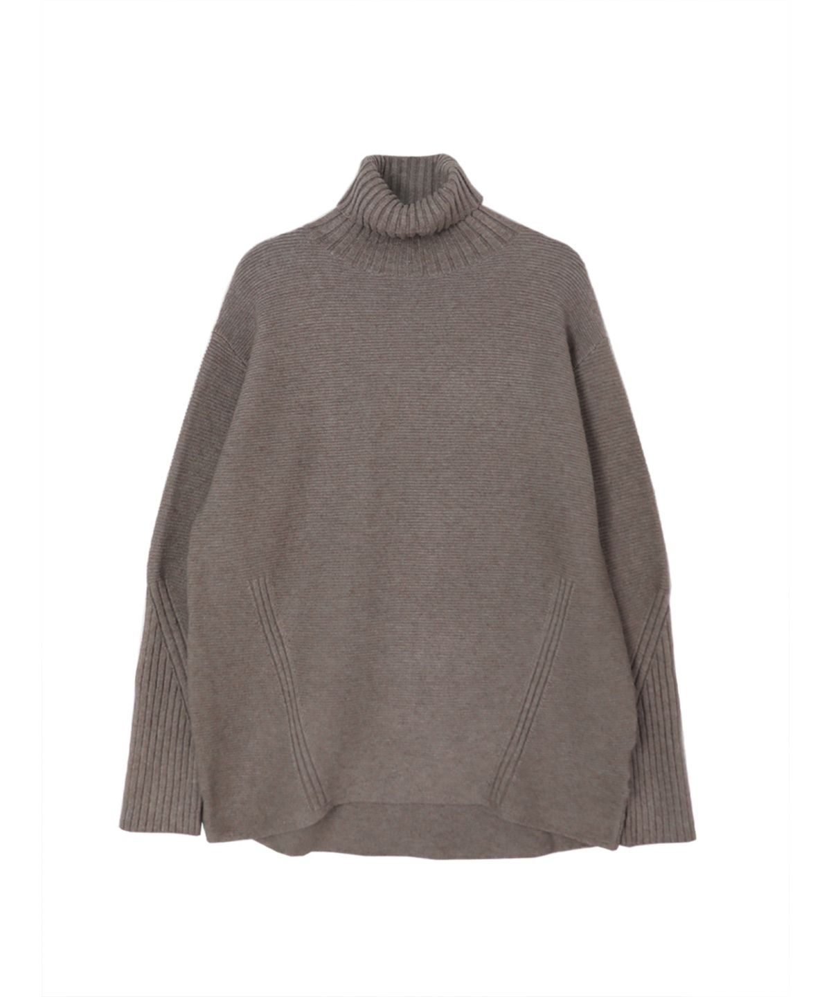 바스카라(VASCARA) Diagonal Patterned Turtleneck Knitwear (7colors)