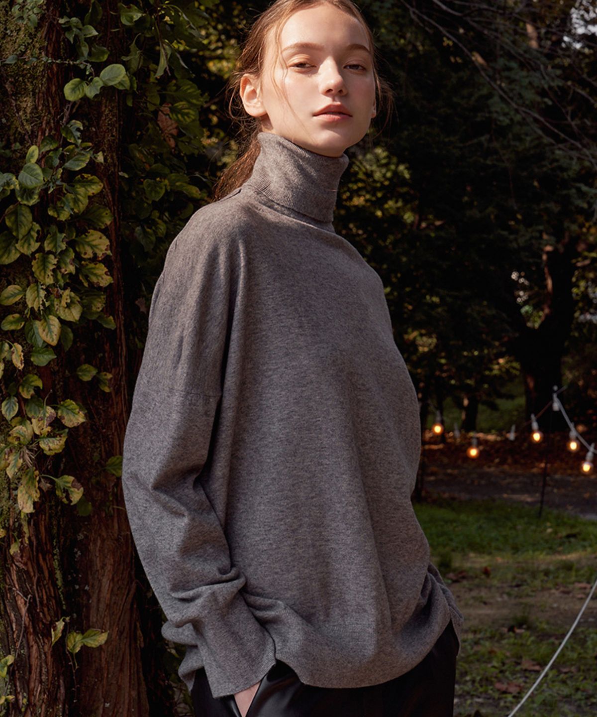 바스카라(VASCARA) Oversized Fit Turtleneck Long Sleeve Knitwear (10colors)