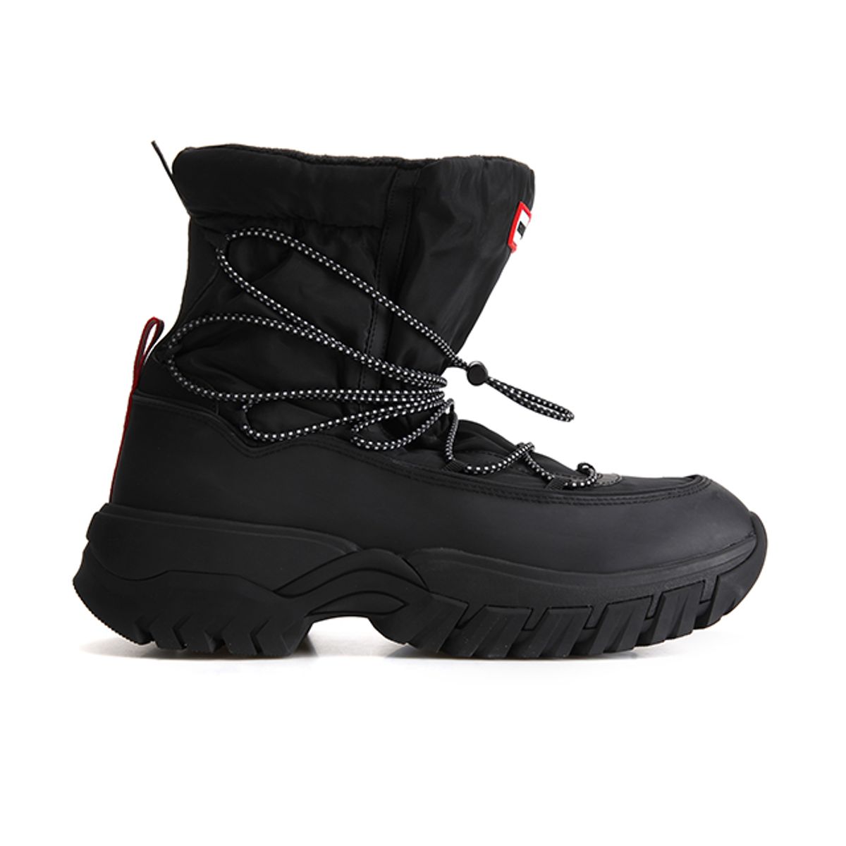 헌터(HUNTER) [MEN] 원더러 레이스업 아웃도어 부츠 - 블랙 MFS9300NYLBLK