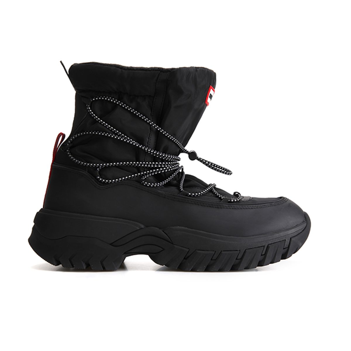 헌터(HUNTER) [WOMEN] 원더러 레이스업 아웃도어 부츠 - 블랙 WFS2251NYLBLK
