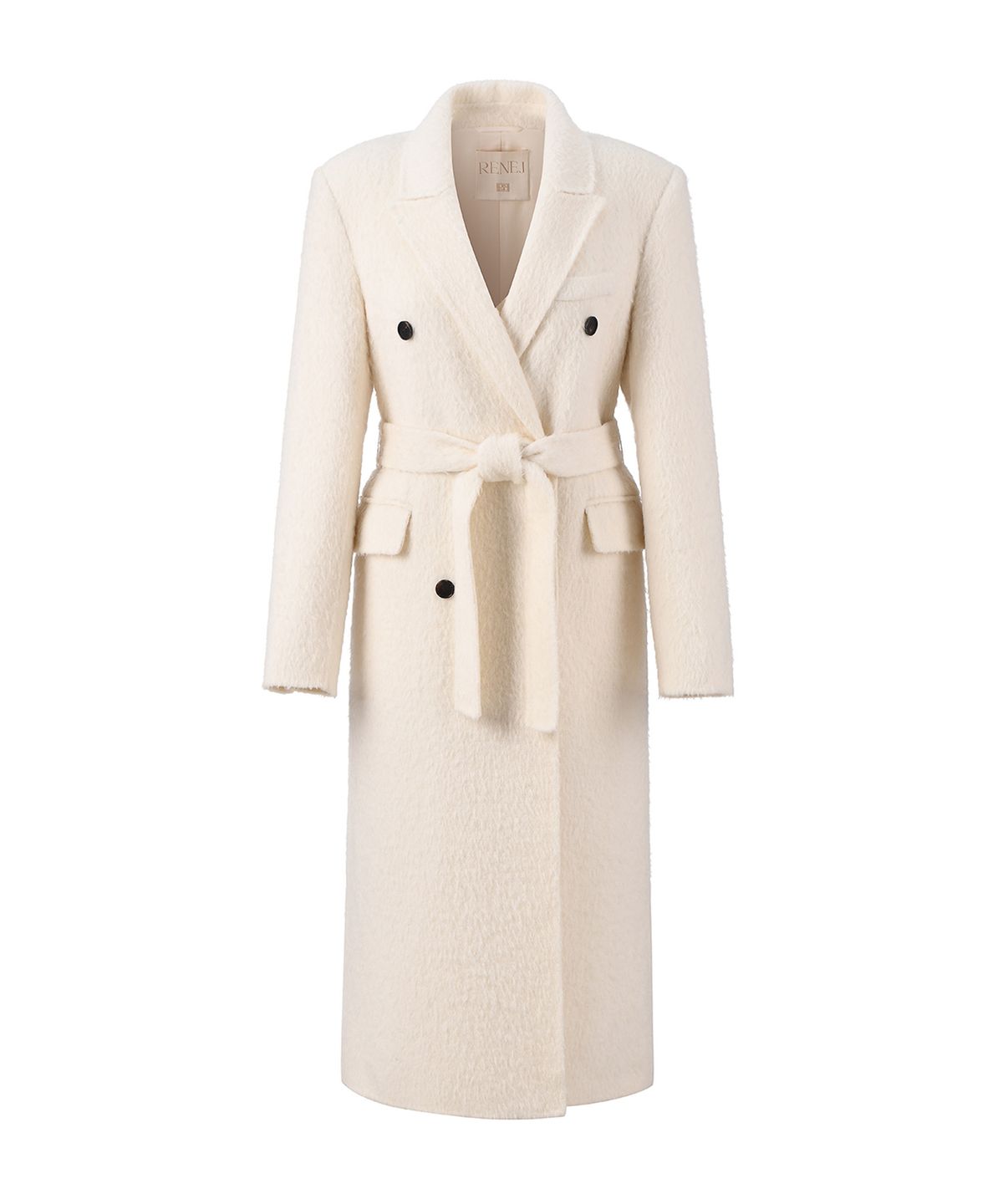 르네제이(RENEJ) Alpaca Tailored Oversize Long Coat