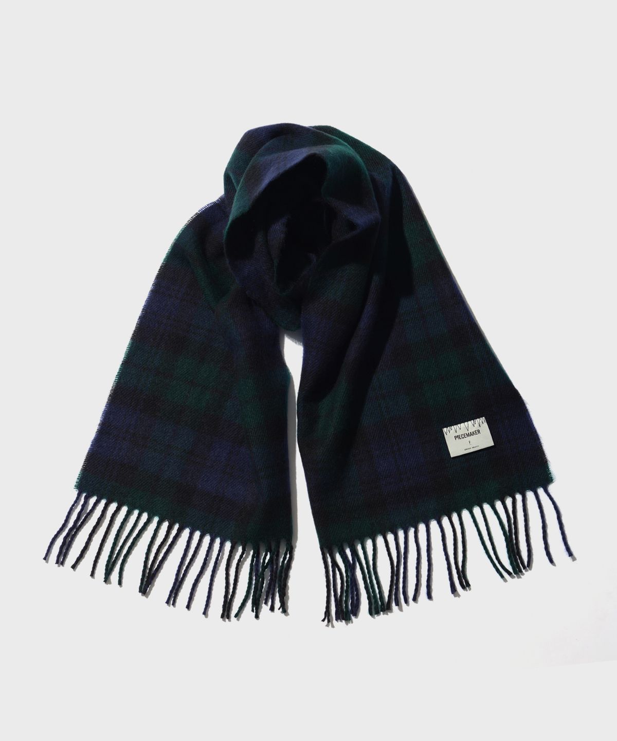 피스메이커(PIECE MAKER) CHECK BLEND MUFFLER S (GREEN)