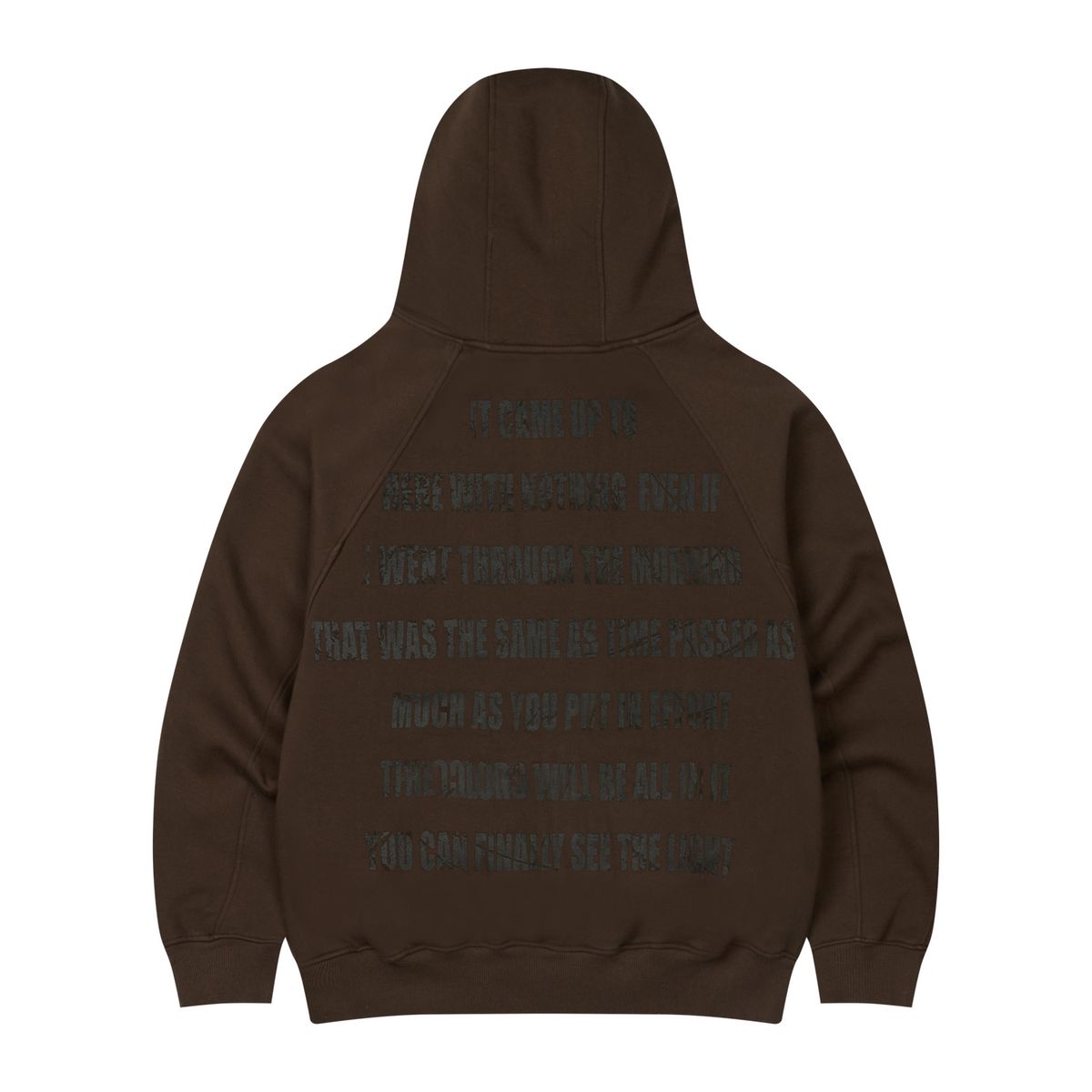 헤레시(HERESSY) HERESSY ZIP-UP HOODIE BROWN