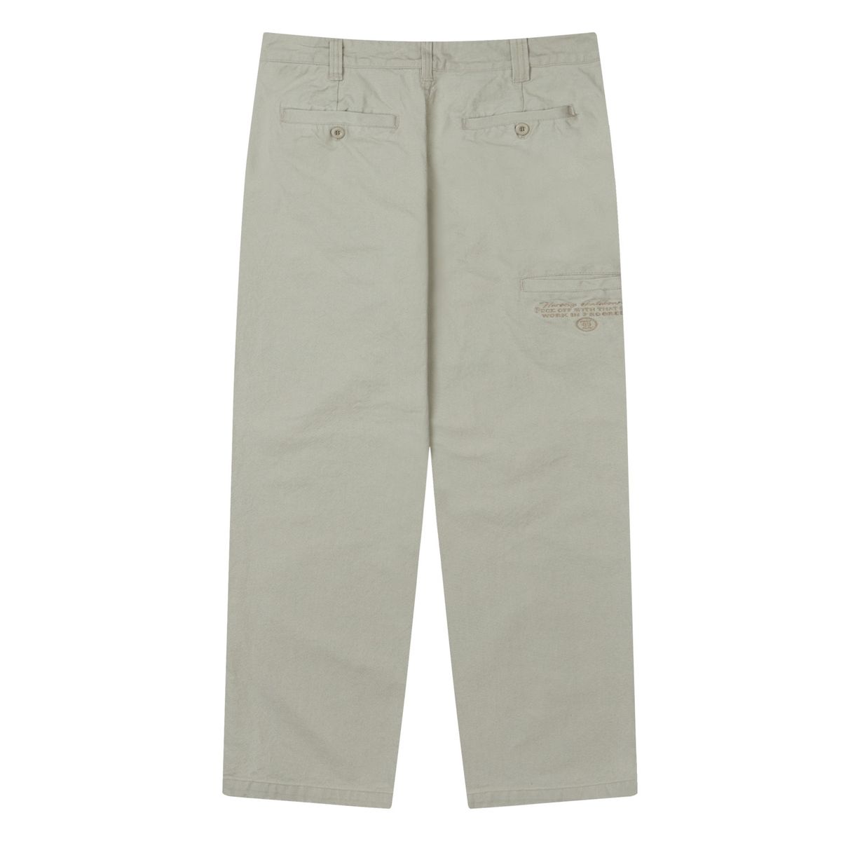 헤레시(HERESSY) F*CK OFF THAT SHIT WORK PANTS GRAY