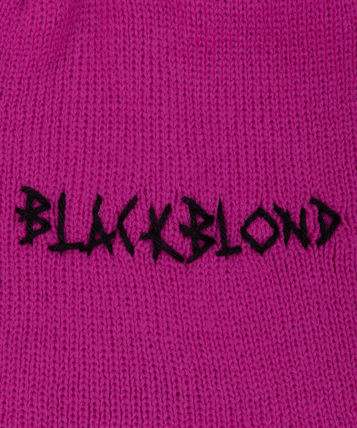 블랙블론드(BLACKBLOND) 비비디 엠브로쓰 로고 피어싱 비니 (마젠타)