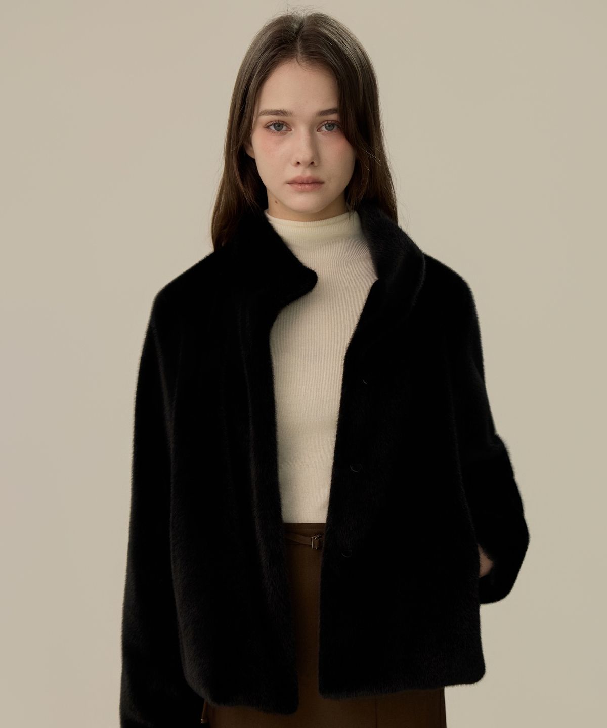 엘리오티(ELLIOTI) Fur Jacket_2Color