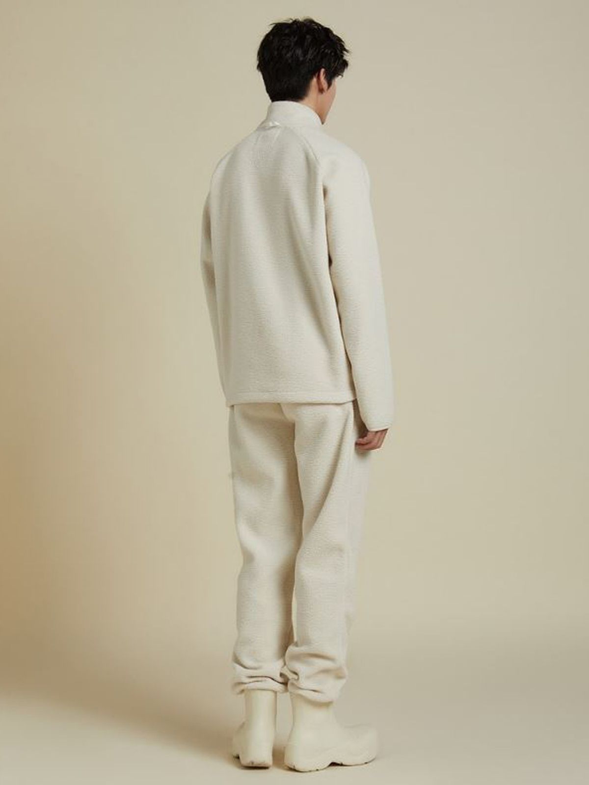플라즈(PLADS7) DUNCAN PILE HALF-ZIP SWEATSHIRT_M228CTS721M