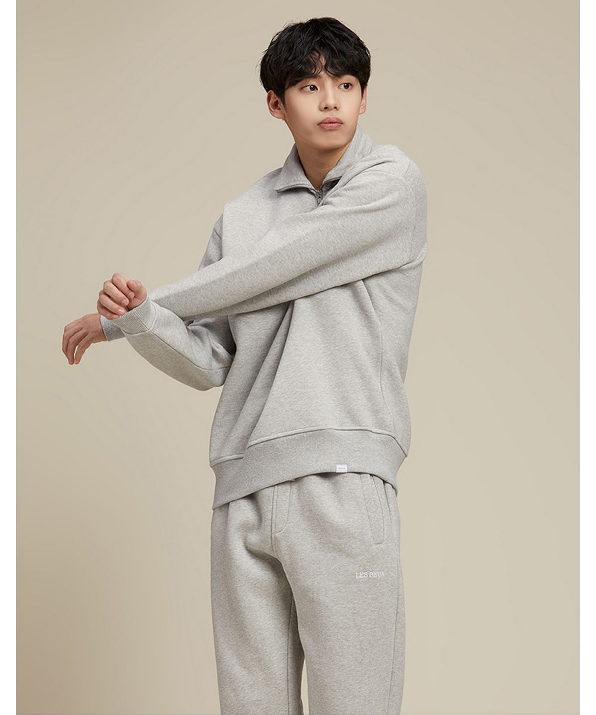 플라즈(PLADS7) DIEGO HALF-ZIP SWEATSHIRT_M228CTS716M