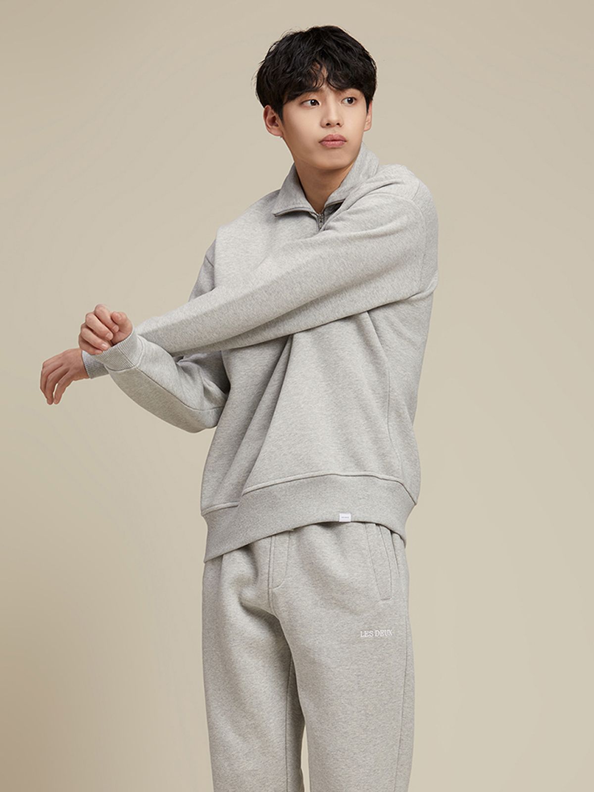 플라즈(PLADS7) DIEGO HALF-ZIP SWEATSHIRT_M228CTS716M