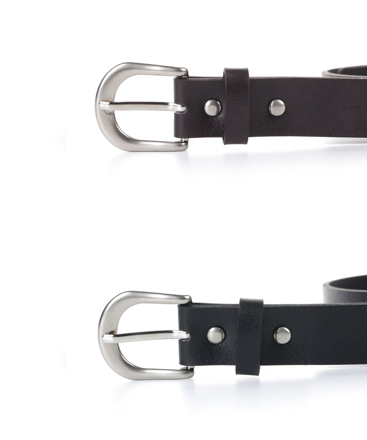닉앤니콜(NICK&NICOLE) CLASSIC NICOLE LOGO LEATHER BELT_2COLOR