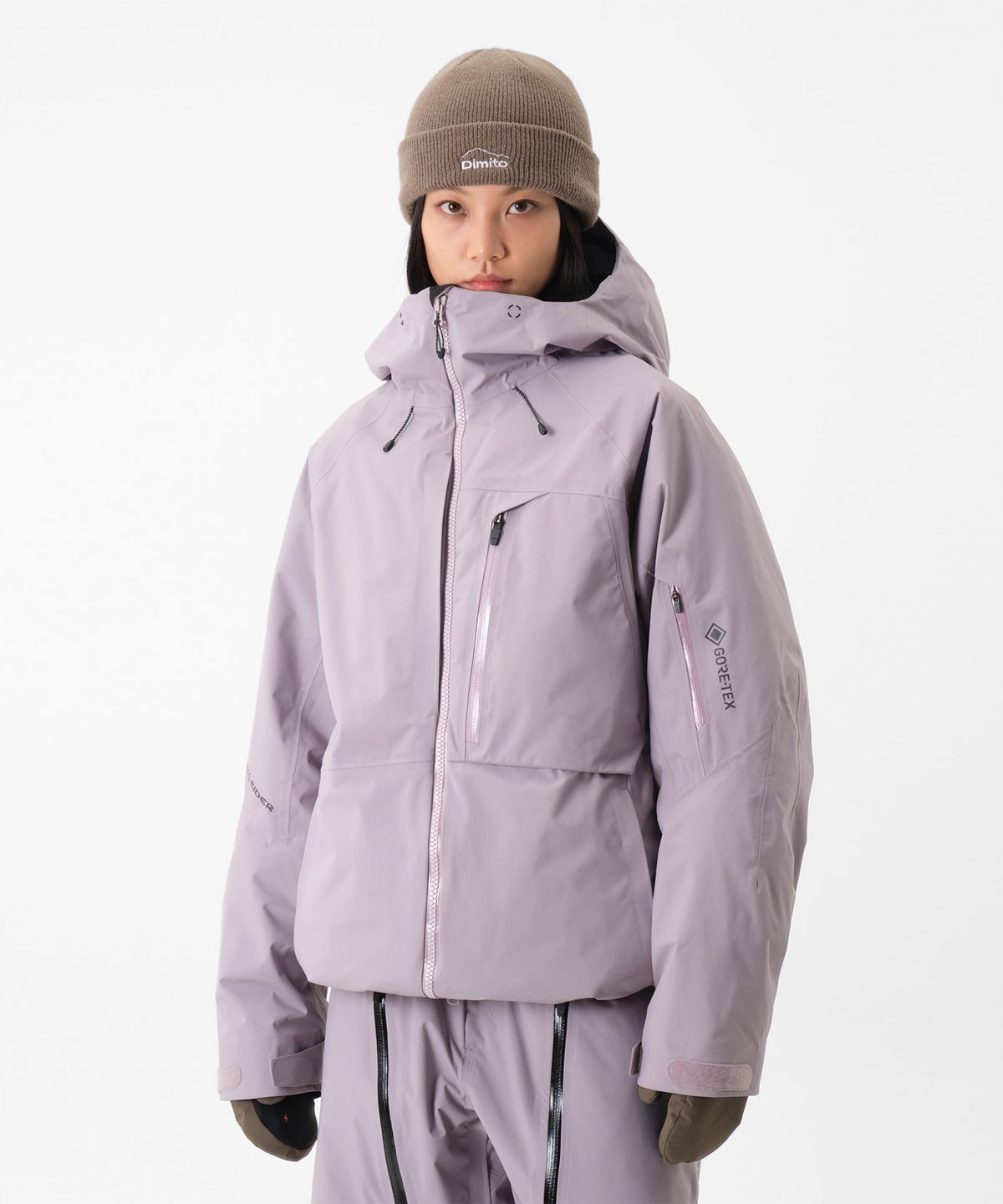 디미토(DIMITO) GTX 2L DOWN JACKET LILAC GREY