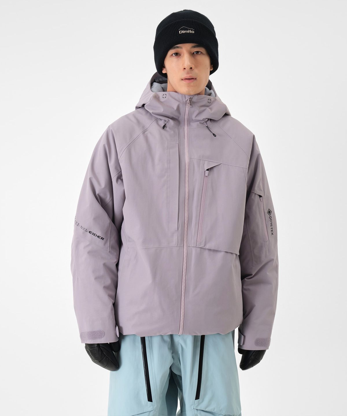 디미토(DIMITO) GTX 2L DOWN JACKET LILAC GREY