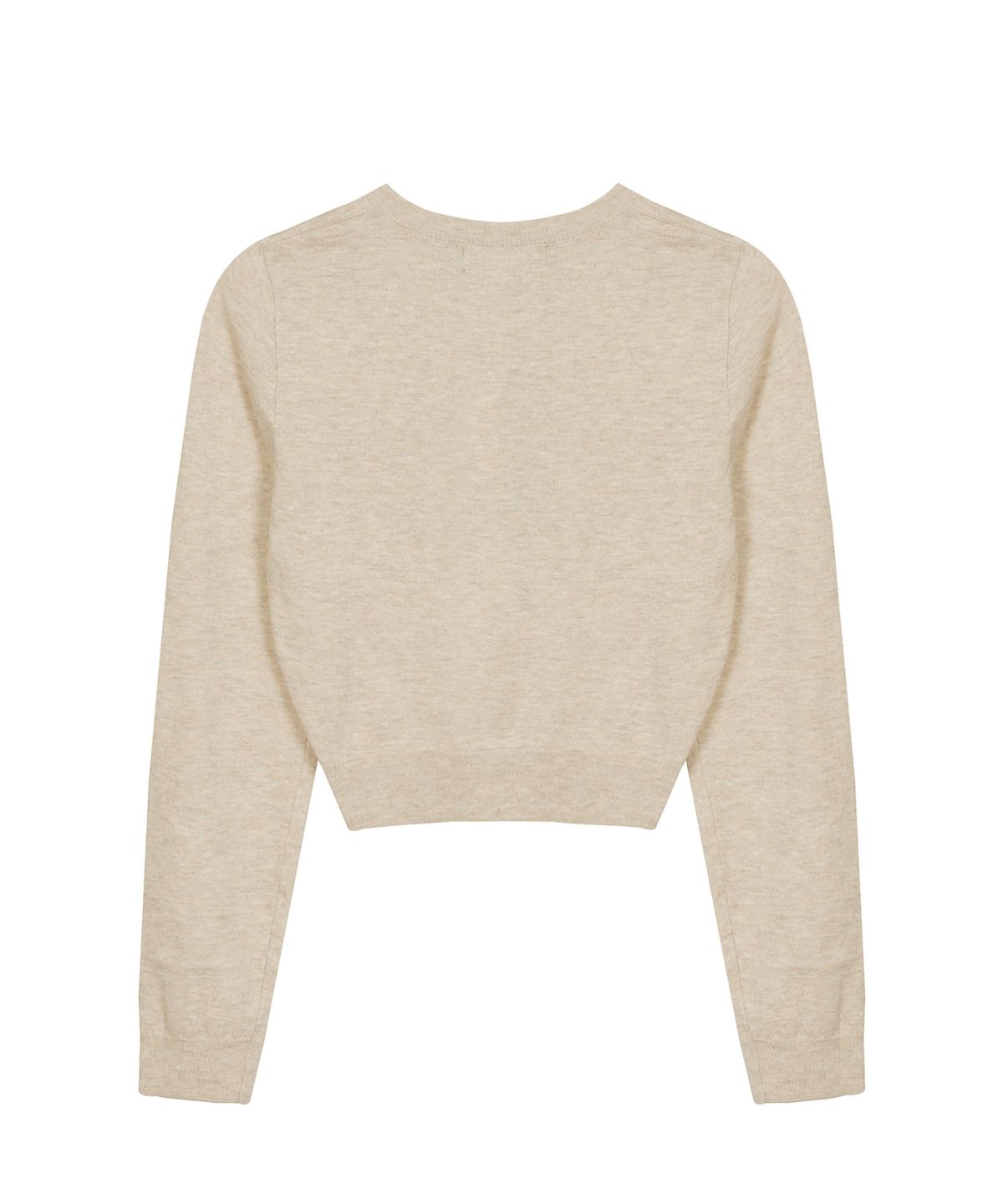 닉앤니콜(NICK&NICOLE) MINI BUTTERFLY SIGNATURE SLEEVE KNIT_BEIGE BROWN