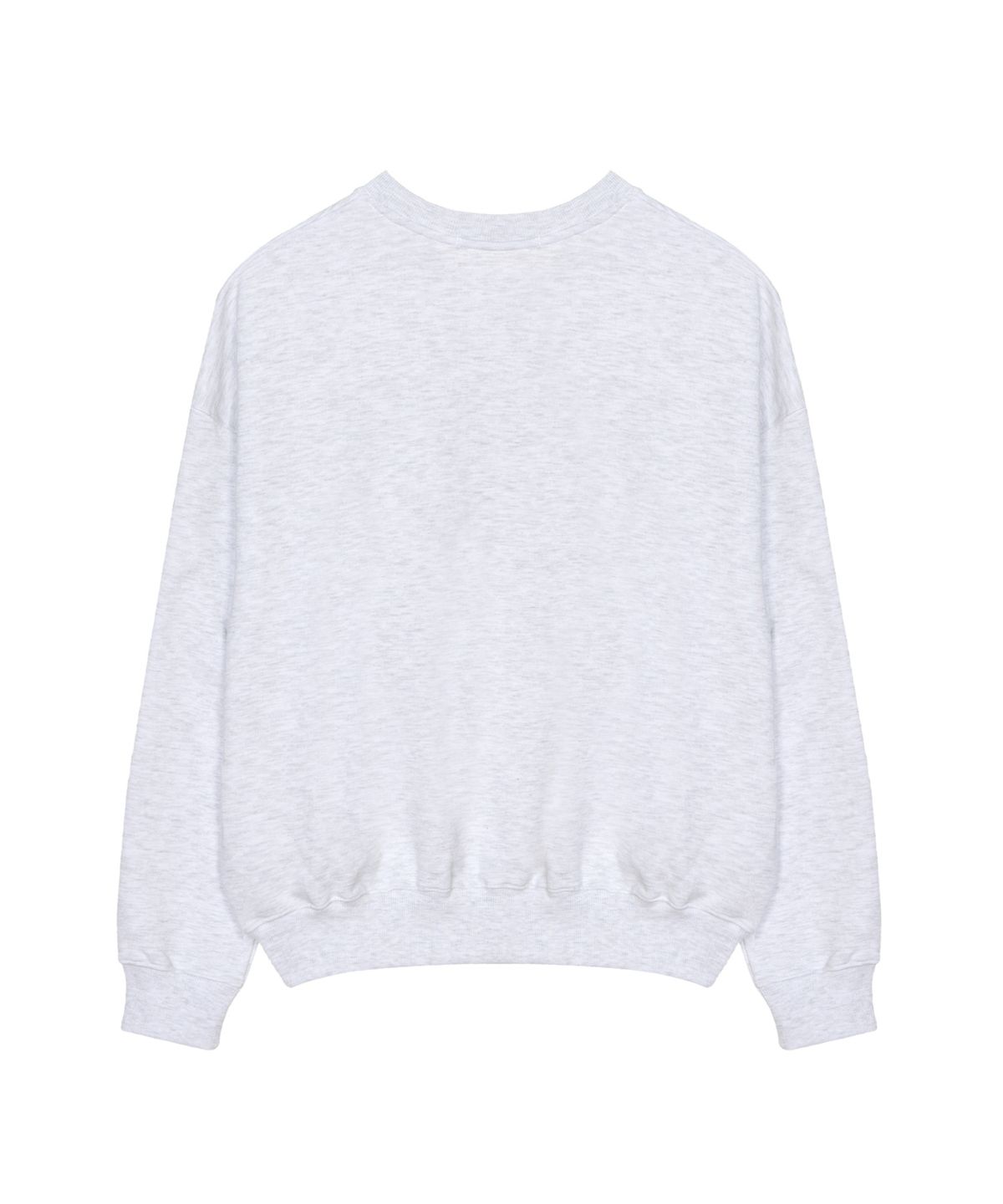 닉앤니콜(NICK&NICOLE) NICOLE BUTTERFLY QUALITY SWEATSHIRT_MELANGE SILVER
