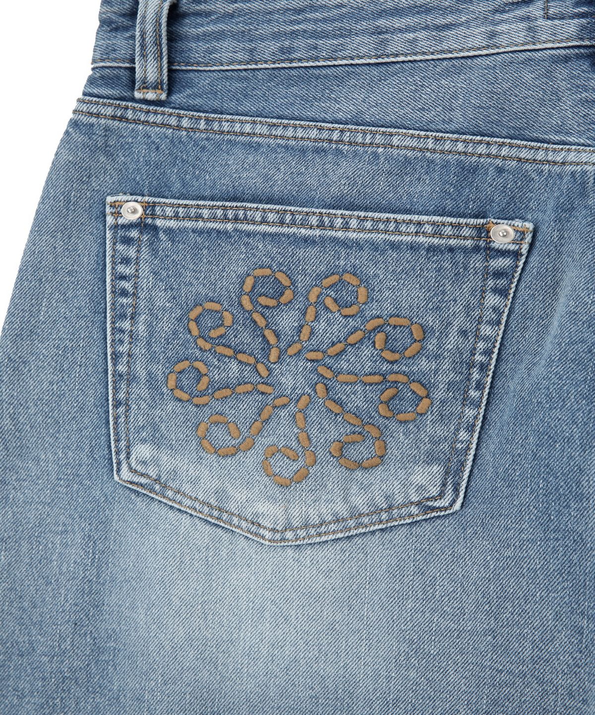 9999아카이브(9999ARCHIVE) Linking Wide Denim Pants