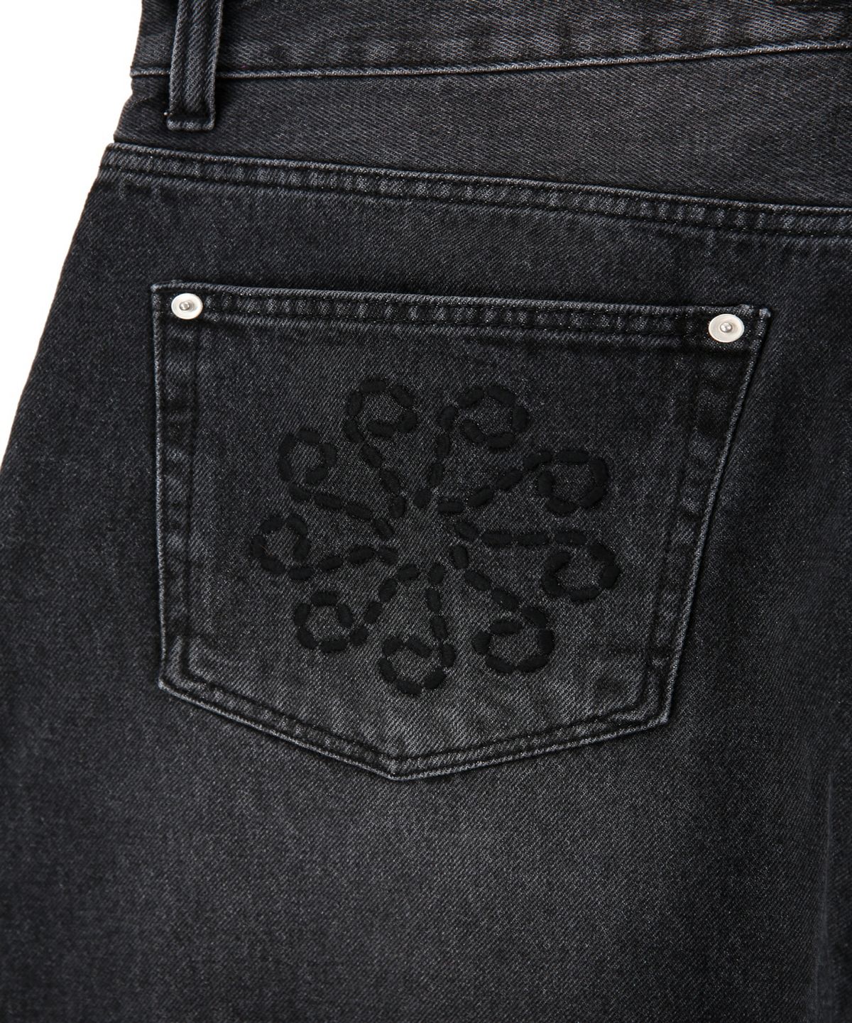 9999아카이브(9999ARCHIVE) Linking Wide Denim Pants