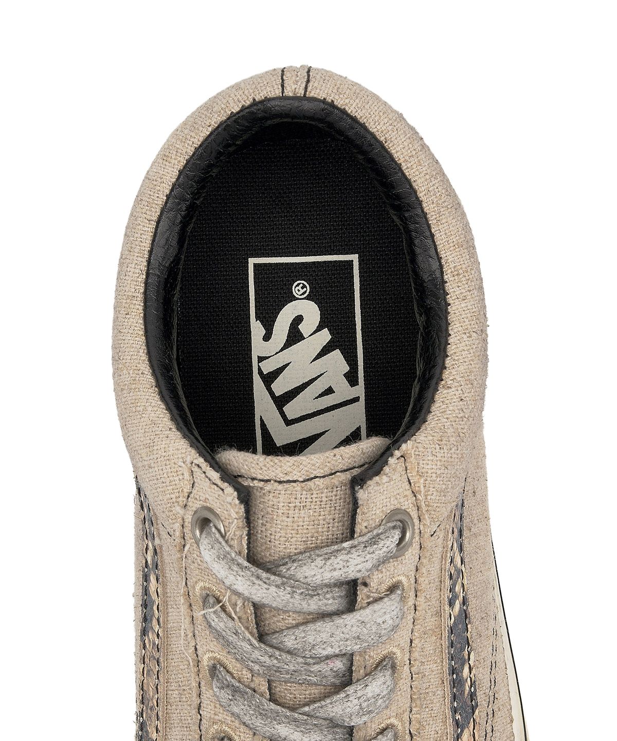 반스(VANS) 올드스쿨 - (머미 랩 캔버스) 베이지:블랙 / VN000CP5EBS1